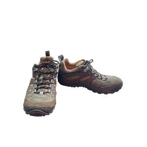 Merrell Womens Gore-Tex Brown Hiking Shoes Size 8.5